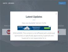 Tablet Screenshot of lightservers.net